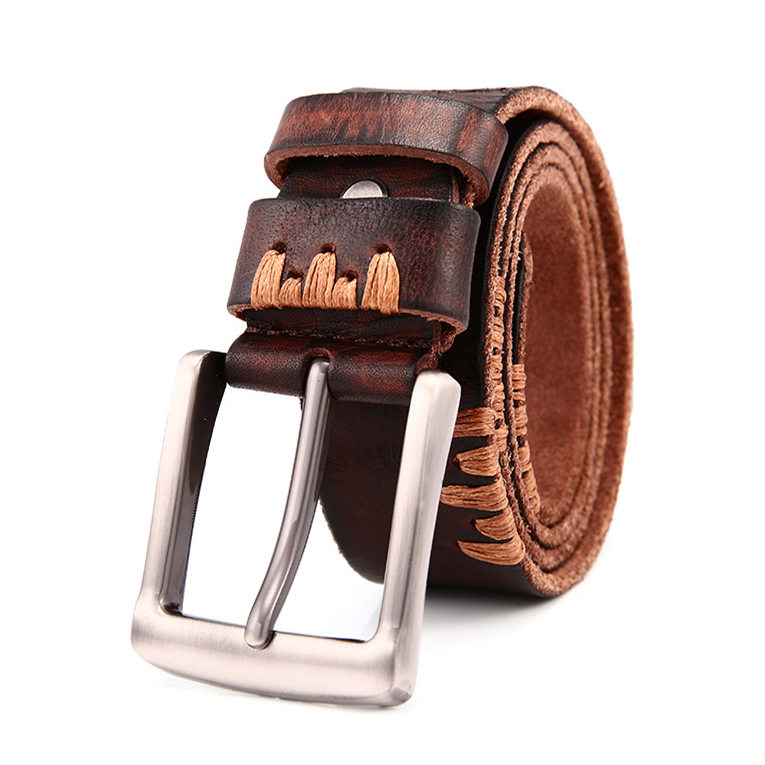 Casual Handmade Leather Belt, Dress Belt