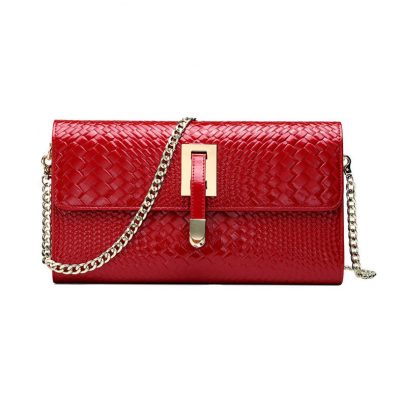 Fashion Leather Crossbody Clutch