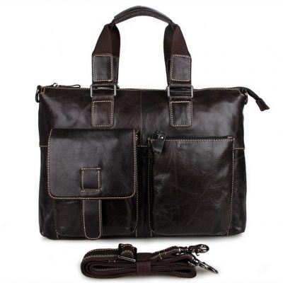 Men and Women’s Leather Laptop Messenger Bag / Tote Bags