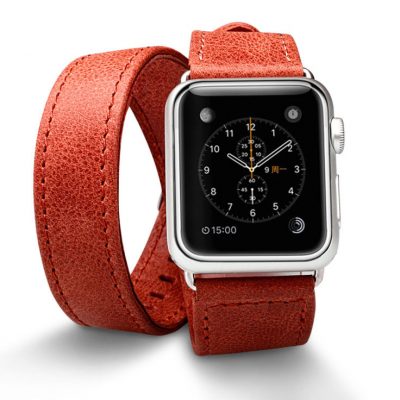 Red Double Tour Apple Watch Band 38mm 42mm