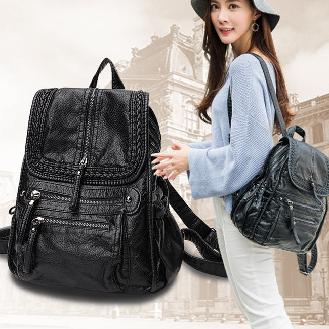 choose the backpack from the practicality