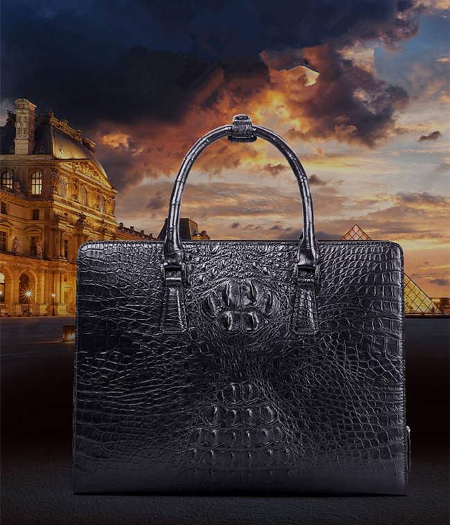 Alligator Leather Bag for Men