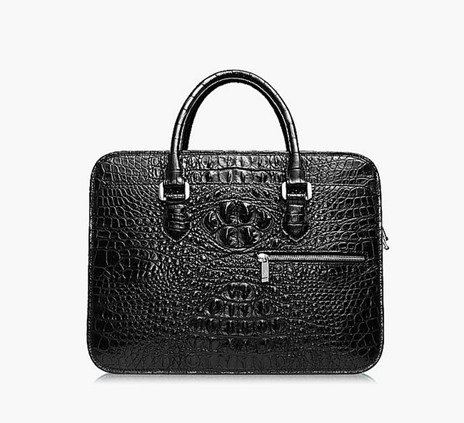 Black Crocodile Briefcase