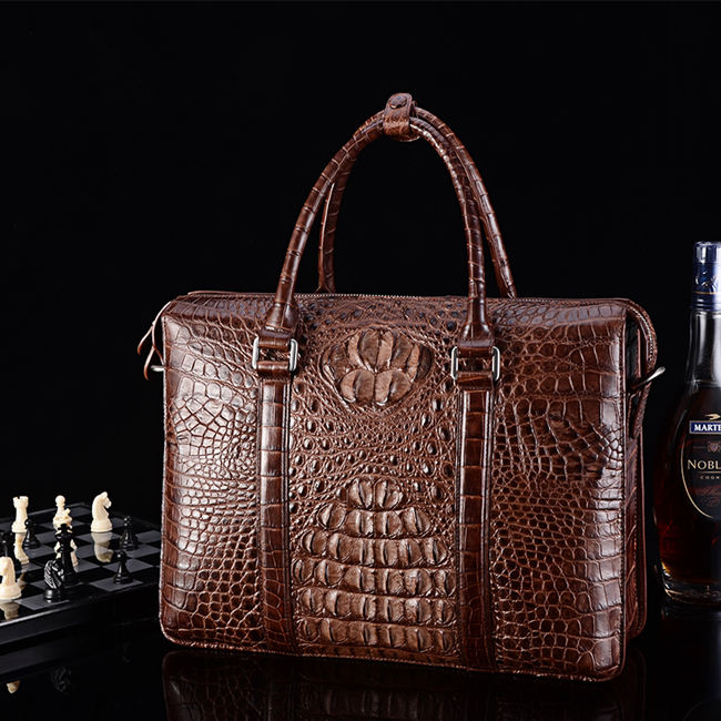 Crocodile Briefcase for Men