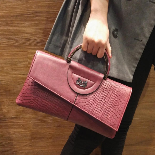 Pink Leather Handbags for Women