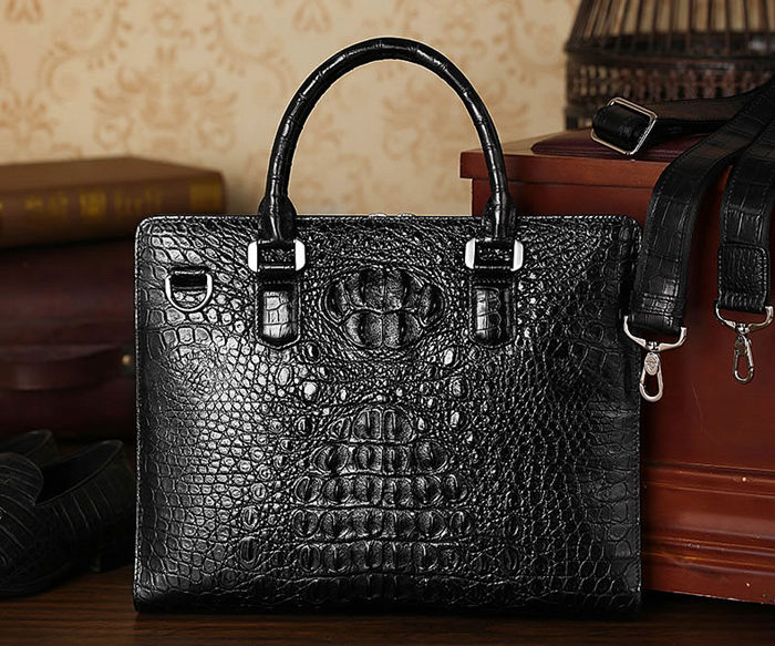 Crocodile Leather Briefcase Is the Best Father's Day Gift for Your Father