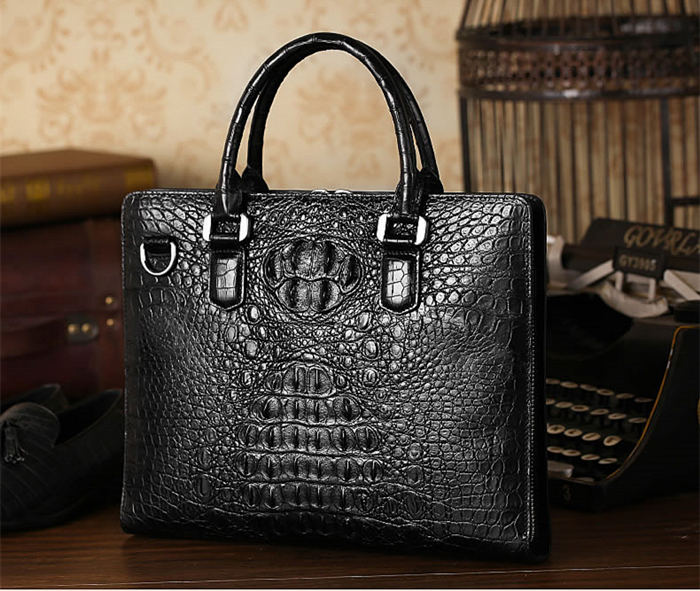 Crocodile Leather Briefcase Is the Best Gift for Your Father