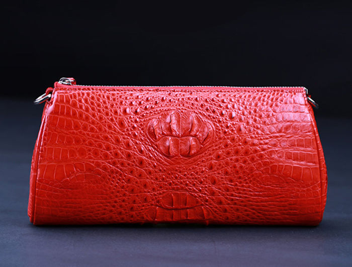 rose red crocodile wallet