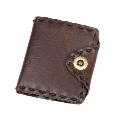 Handmade Leather Wallet Pocket Purse