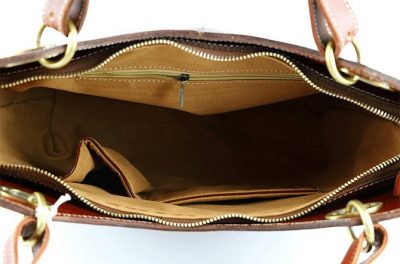 BG New Leather Handbag-inside