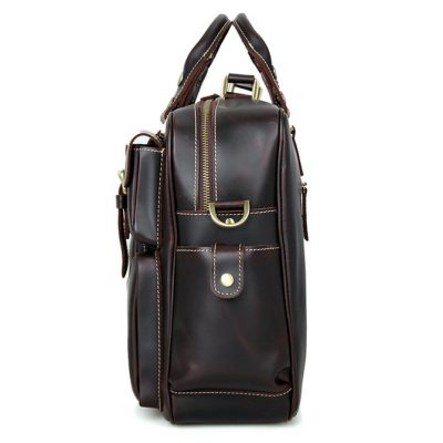 VANGOSEDUN casual leather briefcases-Side