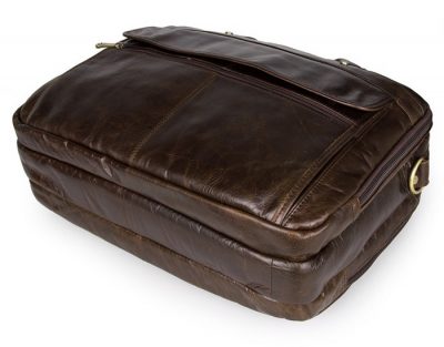 Business Leather Laptop Bag-Bottom