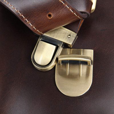 Business Leather Messenger Bag-Details