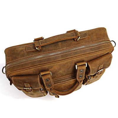 Casual-leather-briefcases-Brown-color-Top