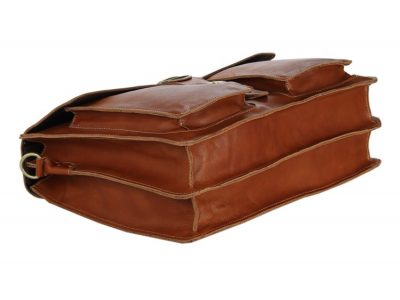 Classic Leather Briefcase-Bottom