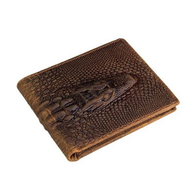 Crocodile Pattern Leather Wallet
