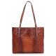 Crocodile Pattern Leather Tote