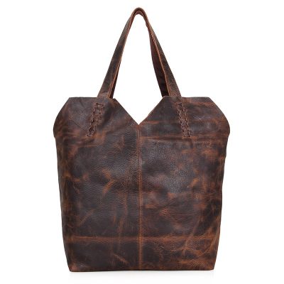 Genuine Leather Tote Bag, Handmade Leather Tote Bag