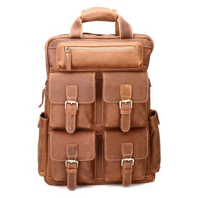 Fashion Outdoor Leather Backpack