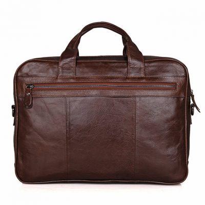 Noble Leather Laptop Bag-Back