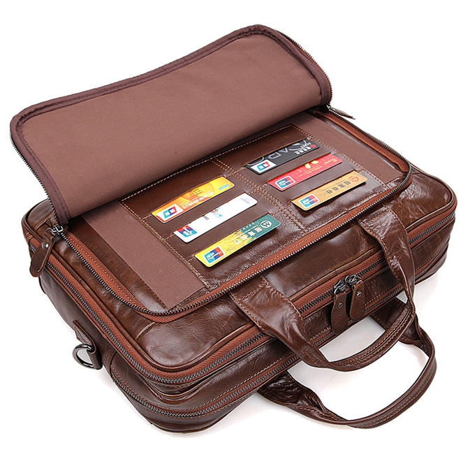 Noble Leather Laptop Bag Messenger Bag