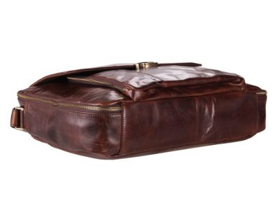 Personality Leather Briefcase-Bottom