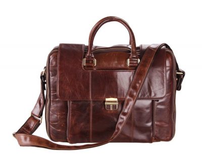 Personality Leather Briefcase-Front