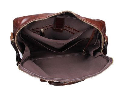 Personality Leather Briefcase-inside