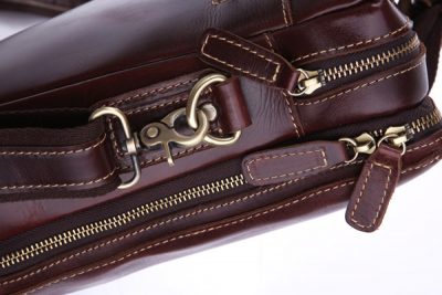 Vintage Leather Laptop Bag-Details