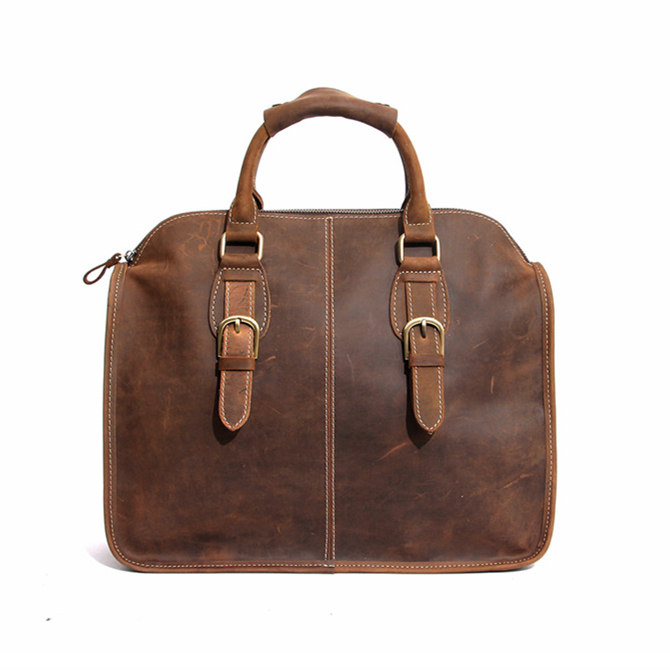 Genuine Leather Satchel, Handmade Leather Satchel