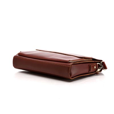 excellent leather messenger bag-bottom