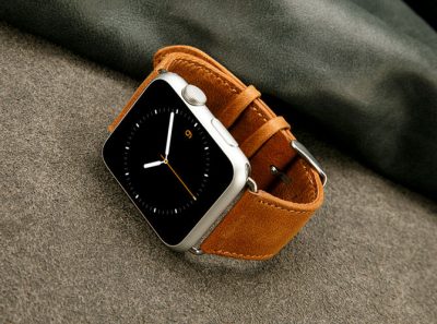 VANGOSEDUN Leather Apple Watch Band-1