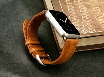 VANGOSEDUN Leather Apple Watch Band-2