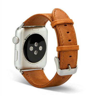 VANGOSEDUN Leather Apple Watch Band-Back