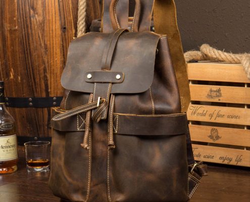 VANGOSEDUN Men's Leather Business Package