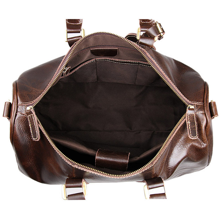 Classic Leather Duffle Bag