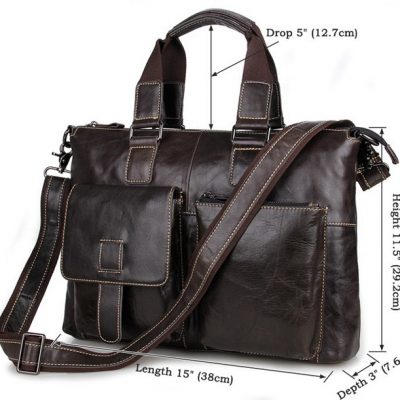 Men and Womens Laptop Messenger Bag-Size