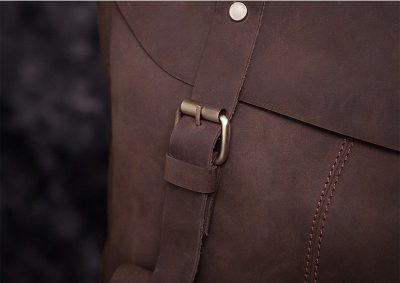 Vintage Genuine Leather Backpack-Details