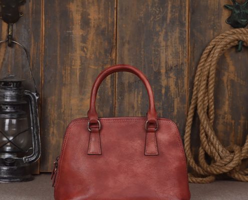 authentic VANGOSEDUN leather handbag