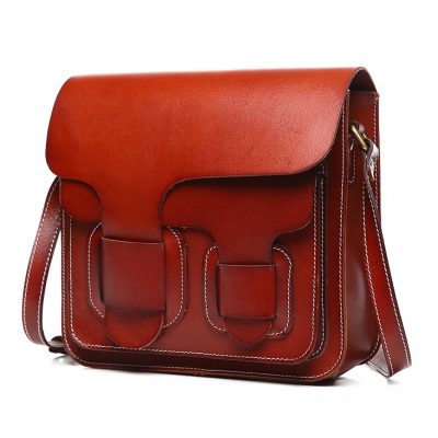 2017 New Small Leather Satchel-Left