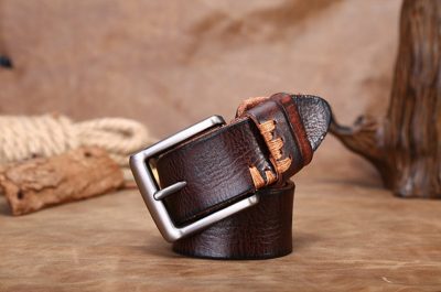 Casual Handmade Leather Belt-Long