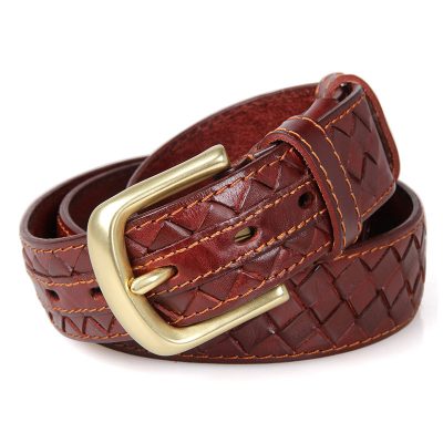 Durable Men’s Leather Belt-Front