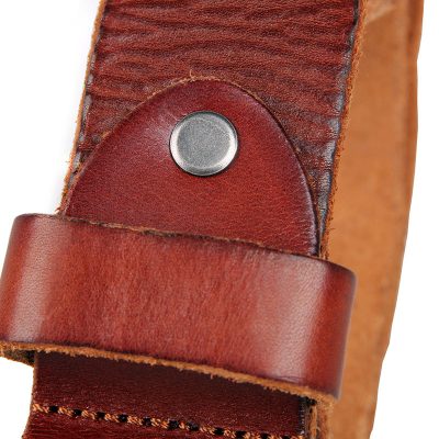 Durable Vegetable Leather Belt-Buttom