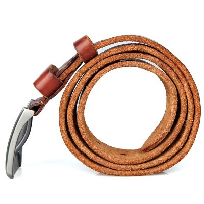 Durable Vegetable Leather Belt-Side