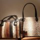 Fragile snake skin handbags