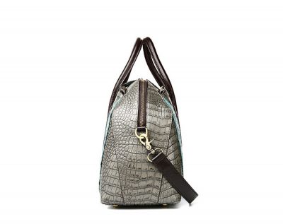 Green Shell Type Leather Handbag-Side