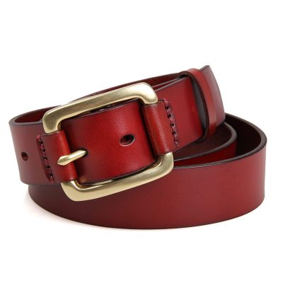 Handmade Leather Belt-Front