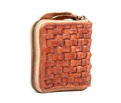 Vegetable Tanned Leather Purse-Back