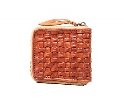 Vegetable Tanned Leather Purse-Side