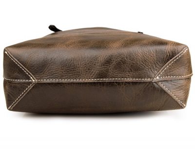Vintage Leather Tote Shoulder Bag-Details